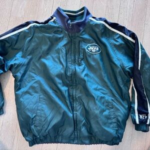 Vtg & Rare Official NFL JETS bomber Jacket Sz XL GUC